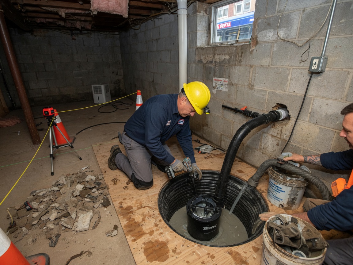 Sump Pump Installation in Norristown, PA